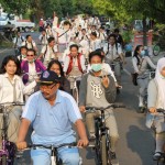 Guru dan siswa siswi SMA N 1 Jepara Rayakan kelulusan dengan Gowes